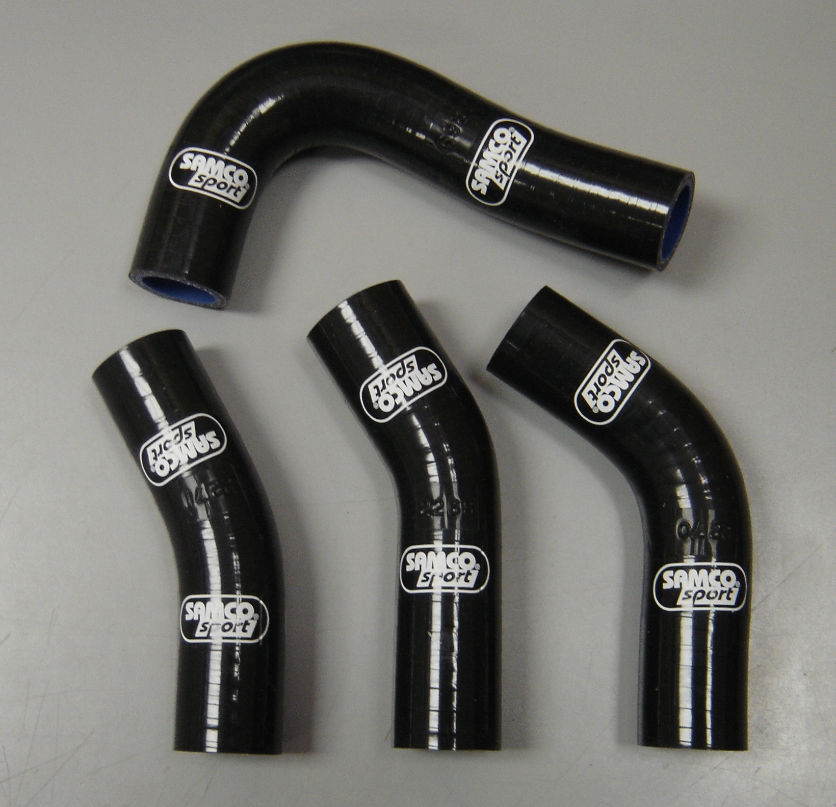 Silicone Radiator Hose Kit for Yamaha RD350 RZ350 All model years BLACK