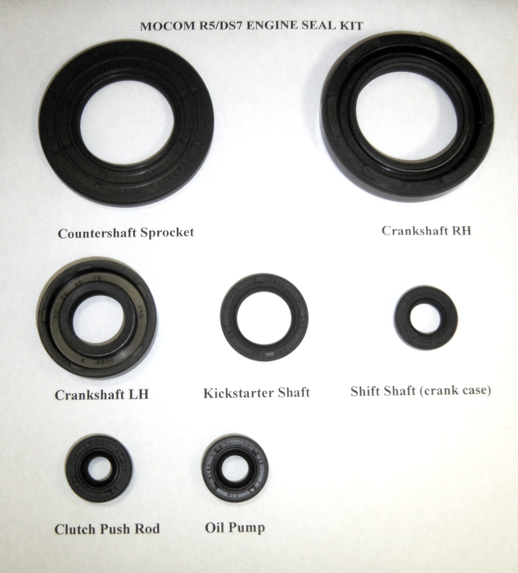 Complete Gasket Kit with Oil Seals For Yamaha SW SW433 B C 1972-1973 440cc 