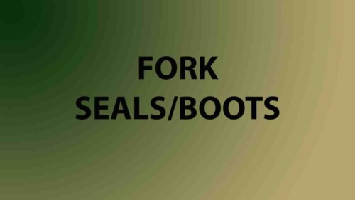 Fork Seals/Dust Boots