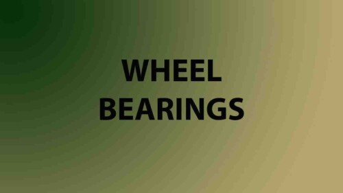 Wheel Bearings