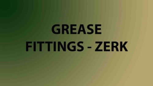 Grease Fitting (Zerk)