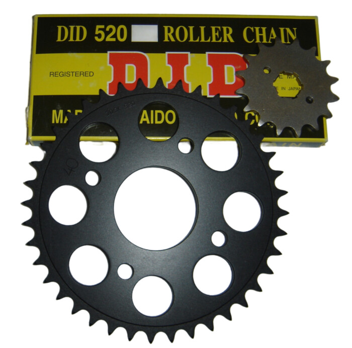 520 Chain/Sprocket Conversion Kit for RD250/350/400 - Now with Gold Chain option!